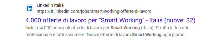 Linkedin pubblica oltre 4000 Offerte di lavoro in smart working