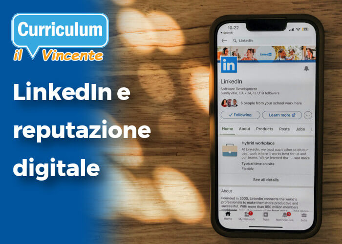 La web reputation su LinkedIn